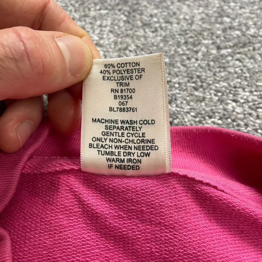 Blair Jacket Womens Medium Pink full zip Soft Mid Length Soft Pockets Ladies